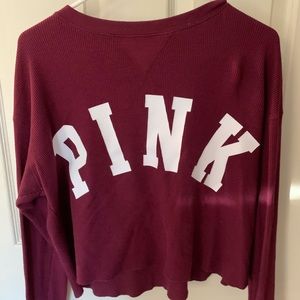 Pink long sleeve t-shirt